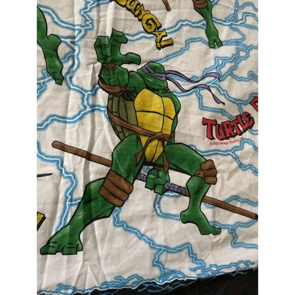 Teenage Mutant Ninja Turtles Twin Flat Sheet 2004 Mirage Studios Cutter Crafters - Picture 7 of 11